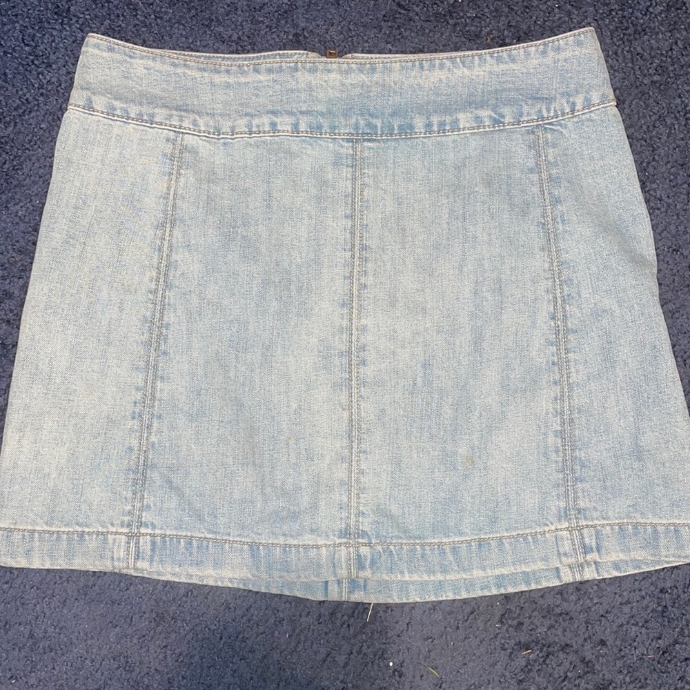 Free people Jean mini skirt